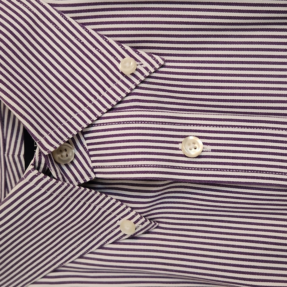Land's End Men’s button-down dress shirt 16.5 -34